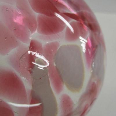 Hand Blown Glass Swirl Bowl #40