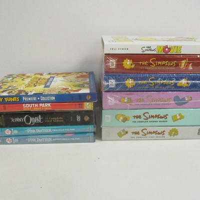 South Park Pink Panther Jonny Quest & The Simpsons DVDs Some Still Sealed #1