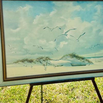 Vintage Art- ‘Flying In’ - by Carolyn Blish 1968