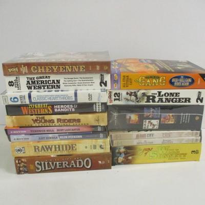 Western DVD's Rawhide Cheyenne The Great American Western 20 Great Westerns #4 Some Sealed