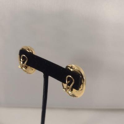 14 Karat Yellow Gold Post Earrings- Approx Weight 6.7 Grams (#39)