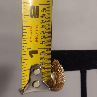 14 Karat Yellow Gold Post Earrings- Approx Weight 4.2 Grams (#40)