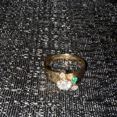 E13-14k stamped ring