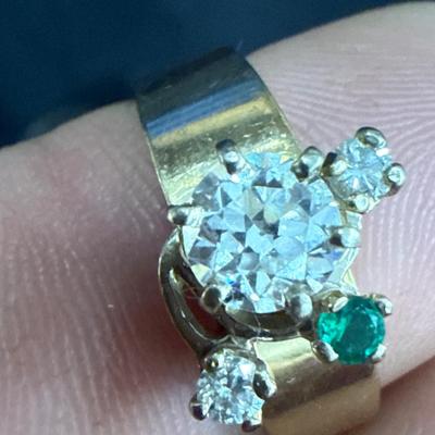 E13-14k stamped ring