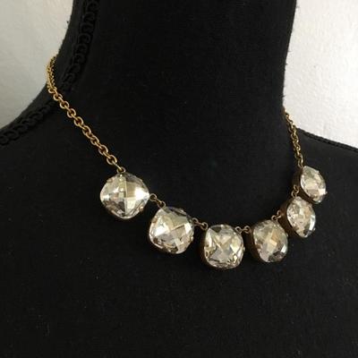 Catherine Popesco France large stone Six crystal necklace