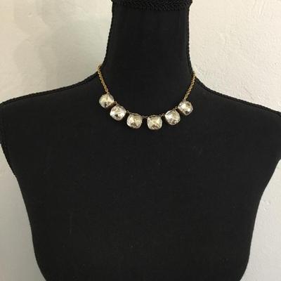 Catherine Popesco France large stone Six crystal necklace