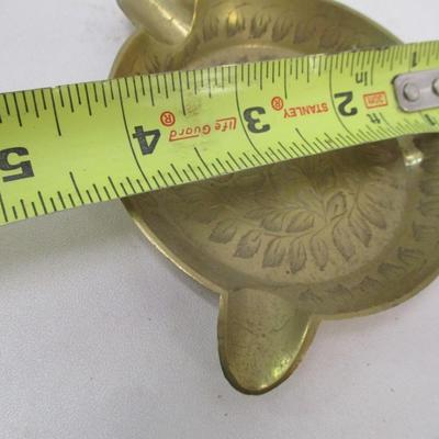 Brass Etched Ashtrays