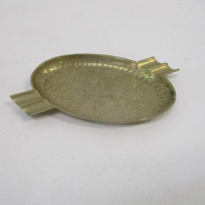Brass Etched Ashtrays