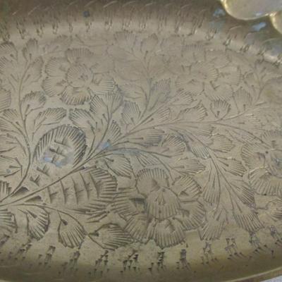 Brass Etched Ashtrays