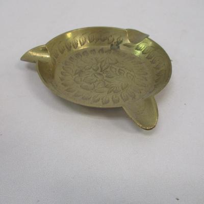 Brass Etched Ashtrays
