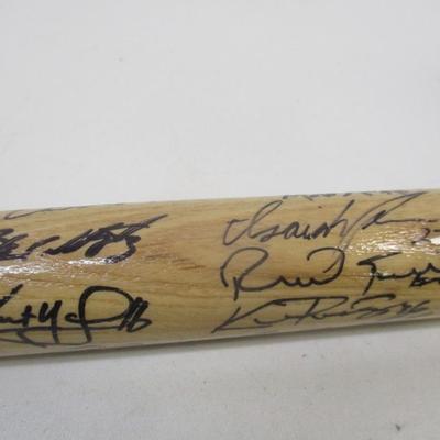 Louisville Slugger Asheville Tourists Baseball Bat Signed & Signed Baseball
