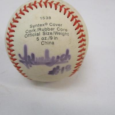 Louisville Slugger Asheville Tourists Baseball Bat Signed & Signed Baseball