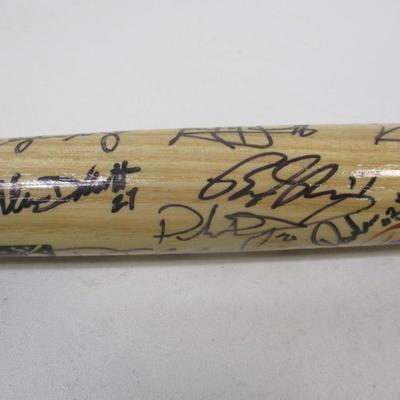 Louisville Slugger Asheville Tourists Baseball Bat Signed & Signed Baseball