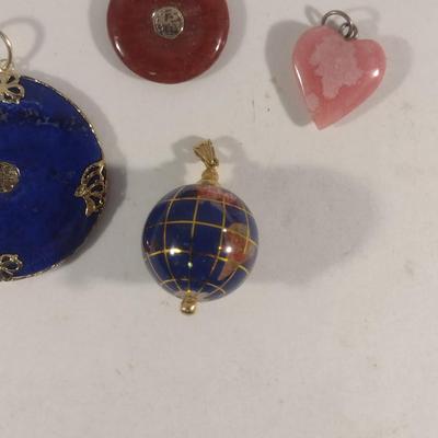 Collection of Stone Jewelry- Pendants and Earrings (#50)