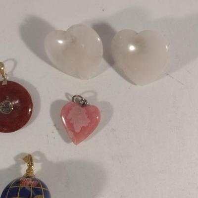 Collection of Stone Jewelry- Pendants and Earrings (#50)