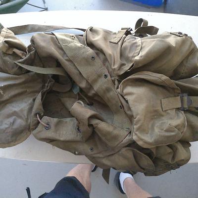 Military Backpack, Canteens and other bags