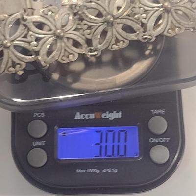 Taxco 980 Sterling Silver Bracelet- 6 1/2" Long- Approx Total Weight 30.0 Grams (#53)