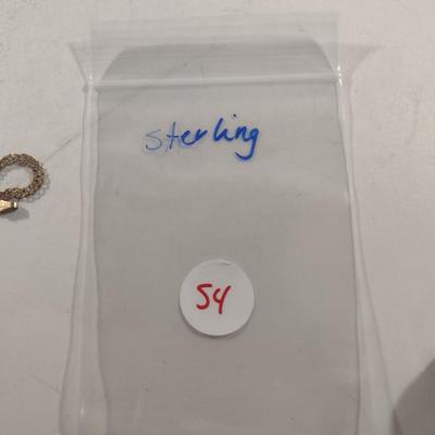 Sterling Silver Charms/Pendants and Diminutive Unicorn Figurine (#54)