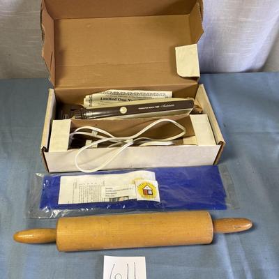 Electric Knife and Rolling Pin