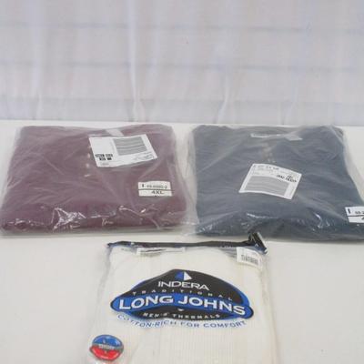3XL Long Johns King Size Shirts Size 4XL Clothing For Men