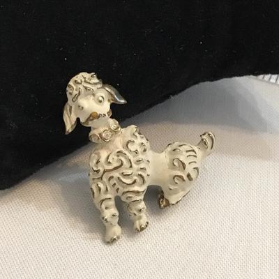 Vintage Poodle Pin