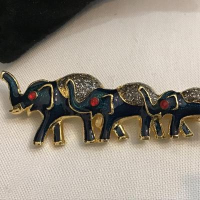 Elephant Brooch