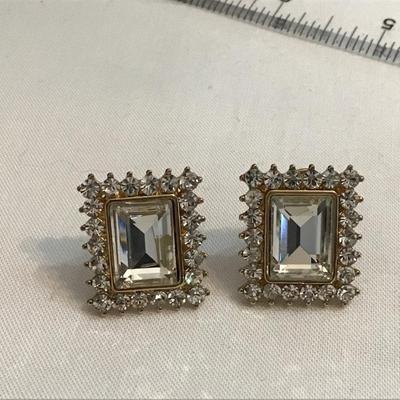 Large Glass Fashion Earrings