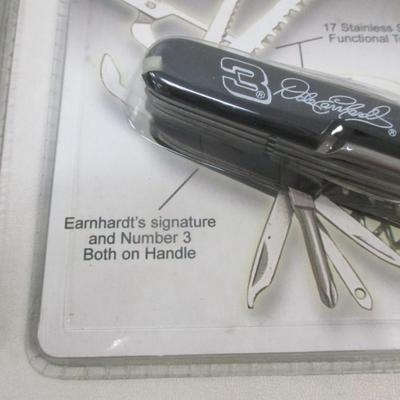 Set of 4 New - Dale Earnhardt Frost Cutlery Knife 17 Functions #3