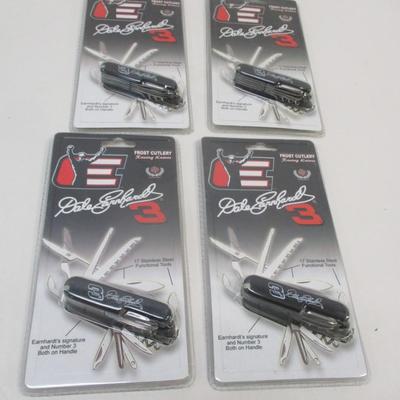 Set of 4 New - Dale Earnhardt Frost Cutlery Knife 17 Functions #3
