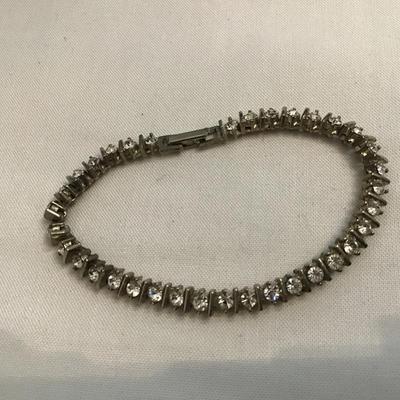 Rhinestone Tennis Bracelet