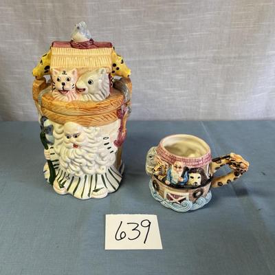 Noah’s Ark Cookie Jar and Cup