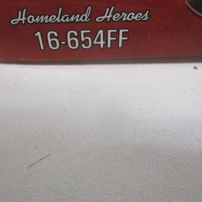 Set of 11 New Red Homeland Heroes Pocket Clip Frost Cutlery Knives 16-654FF #10