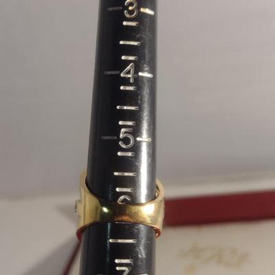 Collection of Gold Tone Sterling Silver 925 Rings- Assorted Sizes (#60)