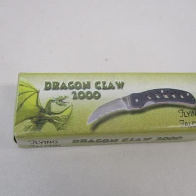 Set of 12 New Black Dragon Claw 2000 Pocket Knives Flying Falcons #12
