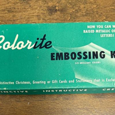 Vintage Colorite Embossing Kit