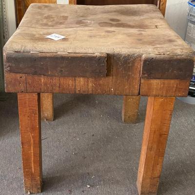 Antique Butcher Block