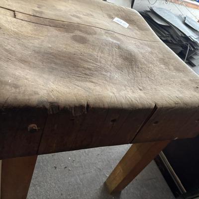 Antique Butcher Block