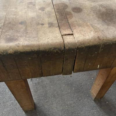 Antique Butcher Block