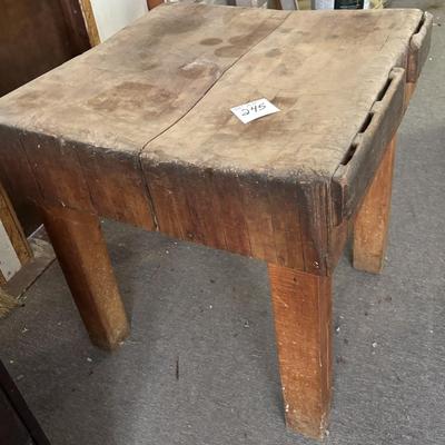 Antique Butcher Block