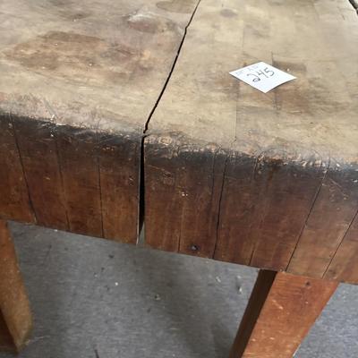 Antique Butcher Block