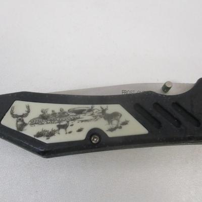 Set of 11 New Black Executive Wildlife Series Pocket Knives Frost Cutlery 15-828D #13