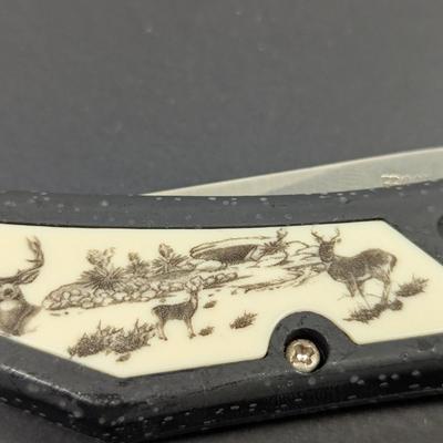 Set of 11 New Black Executive Wildlife Series Pocket Knives Frost Cutlery 15-828D #13