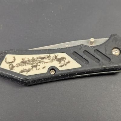 Set of 11 New Black Executive Wildlife Series Pocket Knives Frost Cutlery 15-828D #13