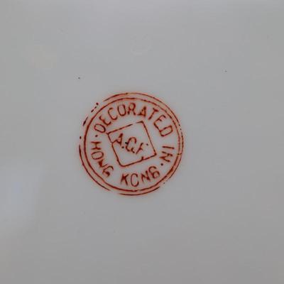 ACF Hong Kong Chinoiserie Hand Painted Plate