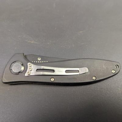 Set of 12 New Black Special Forces II Pocket Knives Flying Falcon 15-343 #14