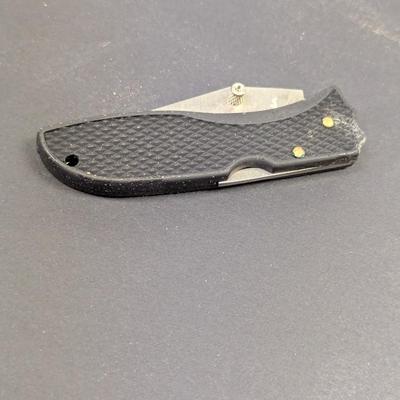 Set of 10 New Black Tactical Fighter Pocket Knives Frost Cutlery 15-867B/B #15