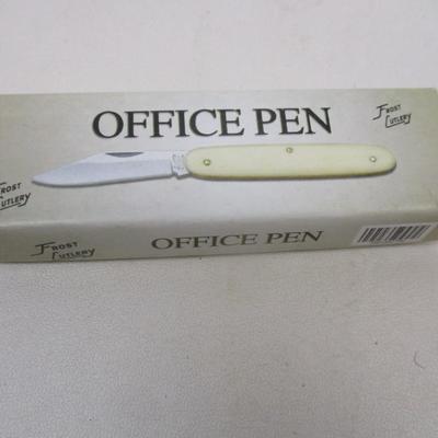 Set of 11 New Office Pen Pocket Knives Frost Cutlery #17