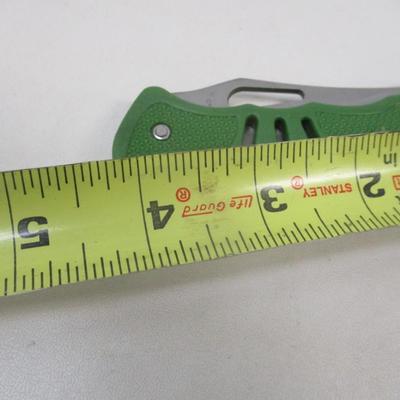 Set Of 11 New Green Bullfrog Tactical II Pocket Knives Frost Cutlery 16-088G #21