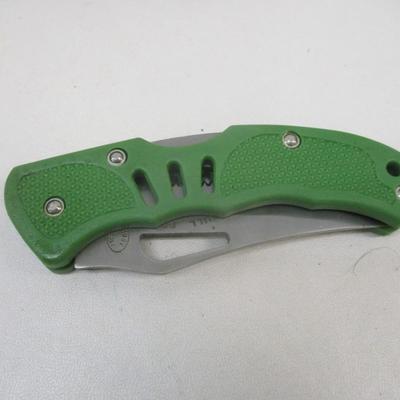 Set Of 11 New Green Bullfrog Tactical II Pocket Knives Frost Cutlery 16-088G #21