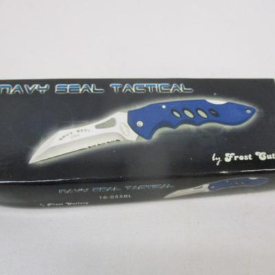 Set of 11 New Blue Navy Seal Tactical Pocket Knives Frost Cutlery 16-055BL #22